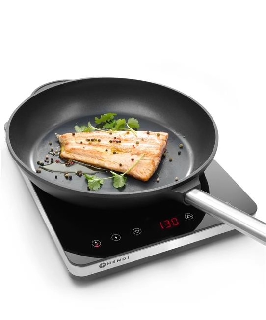 Kuchenka indukcyjna, 2 kW, 230 V, 295×400×42 mm | HENDI, Kitchen Line