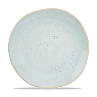 Talerz płytki o organicznym kształcie, Ø264 mm | CHURCHILL, Stonecast Duck Egg Blue
