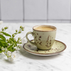Spodek do cappuccino, Ø160 mm, zielony | FINE DINE, Olive