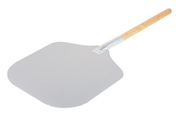 Łopata do pizzy aluminiowa z drewnianym uchwytem, 900×350 mm | APS, 88080
