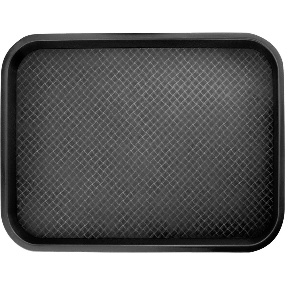 Taca fast food 350×450 mm, polipropylenowa, czarna | STALGAST, 413353