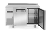 Stół chłodniczy 2-drzwiowy z agregatem bocznym, 166 l, 230V, 0,3 kW, 1200x600x886 mm | ARKTIC, 233344