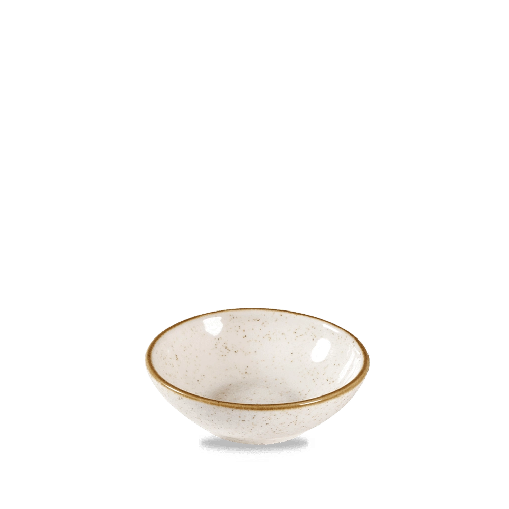 Misa płytka, Ø130 mm, 260 ml | CHURCHILL, Stonecast Barley White