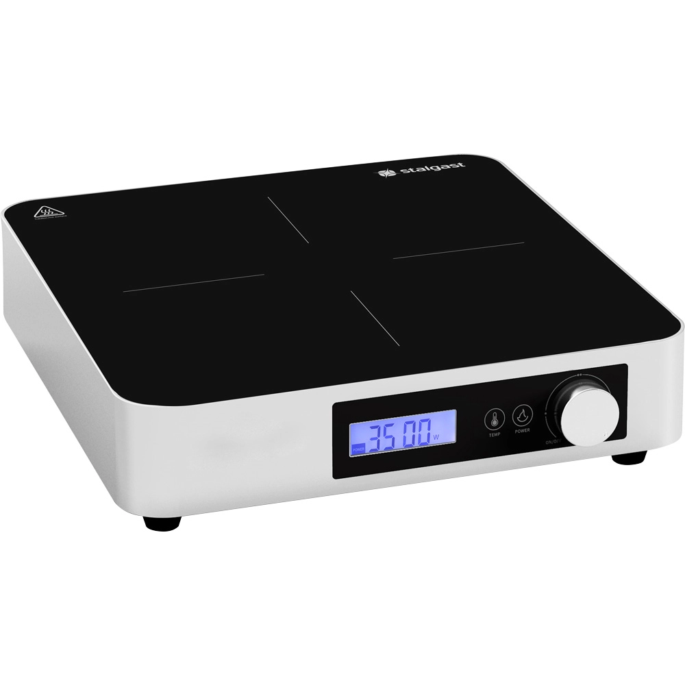 Kuchenka indukcyjna, 3.5 kW, 230 V, 395x395x95 mm | STALGAST, 770356