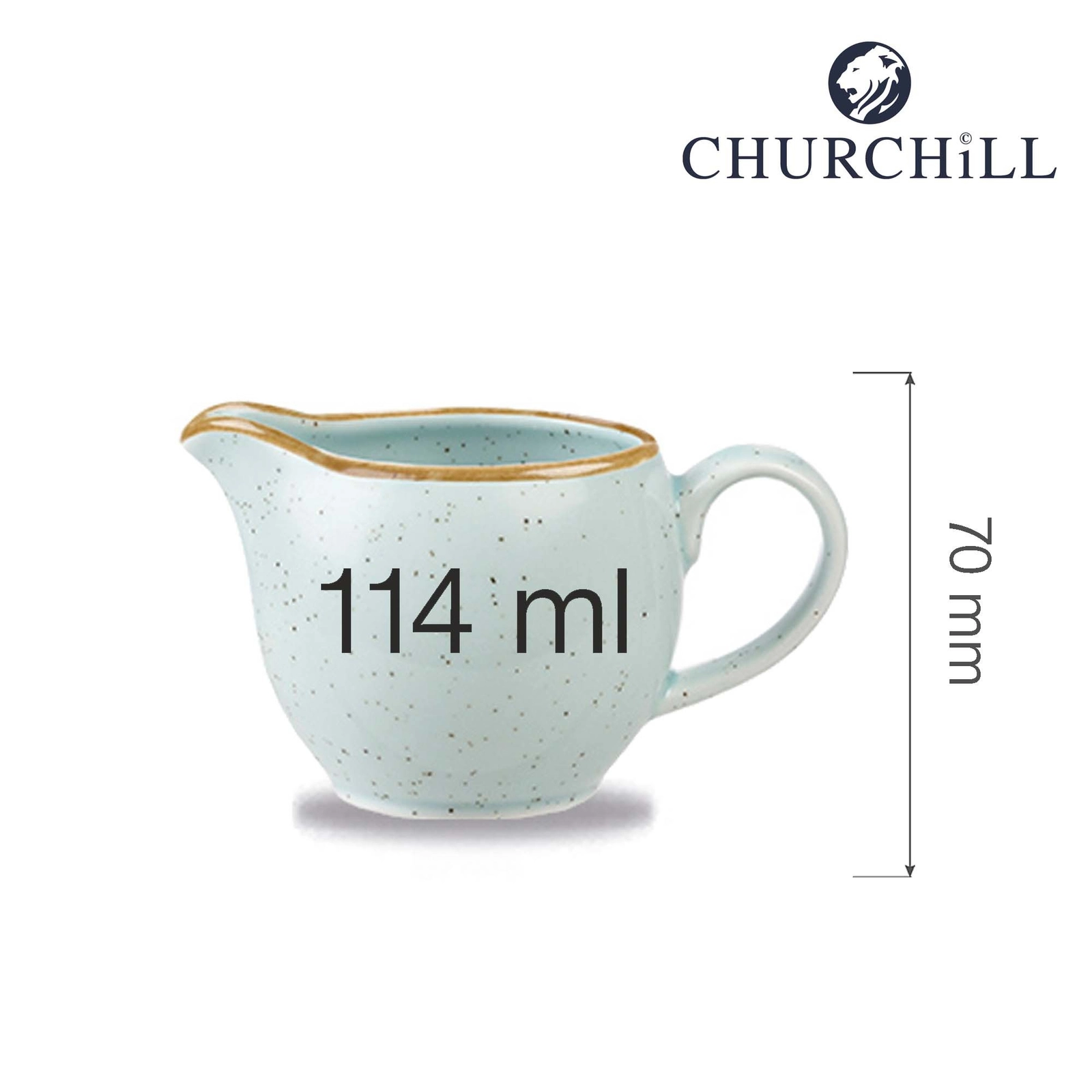 Mlecznik, 114 ml | CHURCHILL, Stonecast Duck Egg Blue