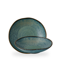 Miska naturalna, Ø250 mm | CHURCHILL, Cascade Sapphire Blue