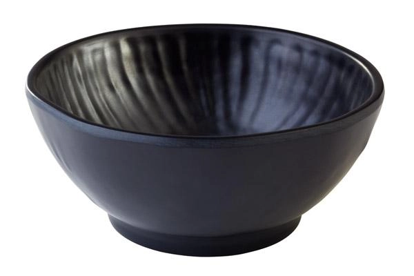 Miska okrągła z melaminy 0,6 l, czarna | APS, Aiko