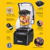 Blender barmański Eclipse®, 2 l, 1000 W | HAMILTON BEACH COMMERCIAL, HBH755R-CE
