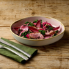 Talerz organiczny z wysokim rantem Ø230 mm, różowy | CHURCHILL, Stonecast Petal Pink