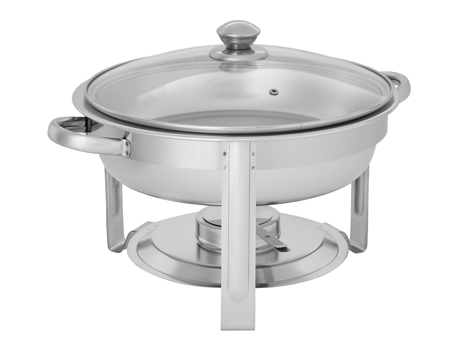 Podgrzewacz okrągły ze szklaną pokrywą 3,5 l | TECHNICA, Silver Line