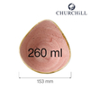 Miska trójkątna, Ø153 mm, 260 ml | CHURCHILL, Stonecast Petal Pink