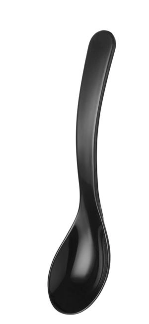 Łyżka do sałatek, 0,03 l, 235x55 mm, czarna | HENDI, 564158