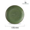 Talerz płytki Ø170 mm, zielony | CHURCHILL, Stonecast Sorrel Green