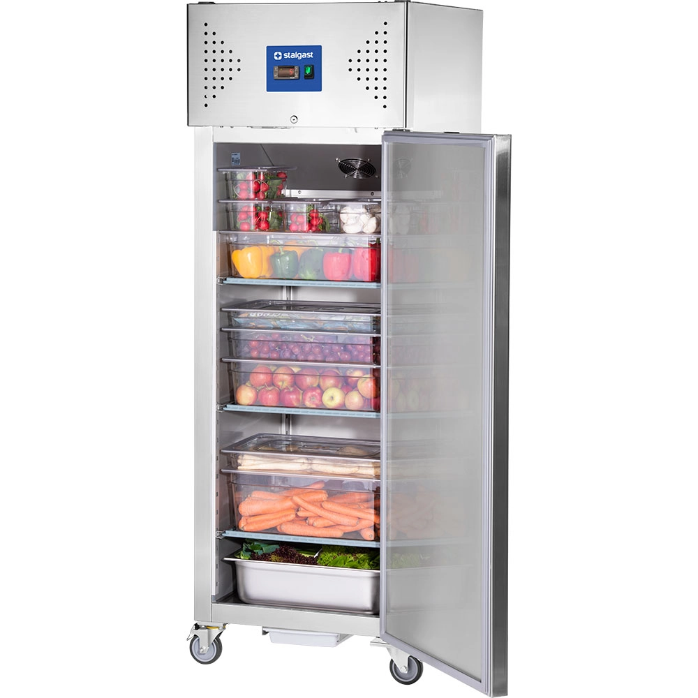 Szafa chłodnicza 2-drzwiowa ze stali nierdzewnej, GN 2/1, 600 l, 540×680×1380 mm | STALGAST, 830590