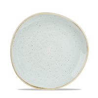Talerz płytki o organicznym kształcie, Ø210 mm | CHURCHILL, Stonecast Duck Egg Blue