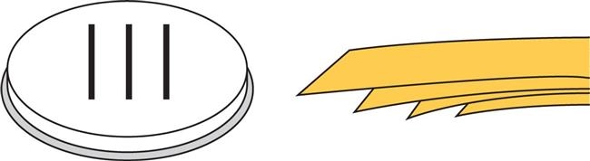 Końcówka do makaronu Pappardelle | HENDI, 229385