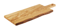 Deska z uchwytem z drewna oliwkowego 440x200 mm | APS, Olive
