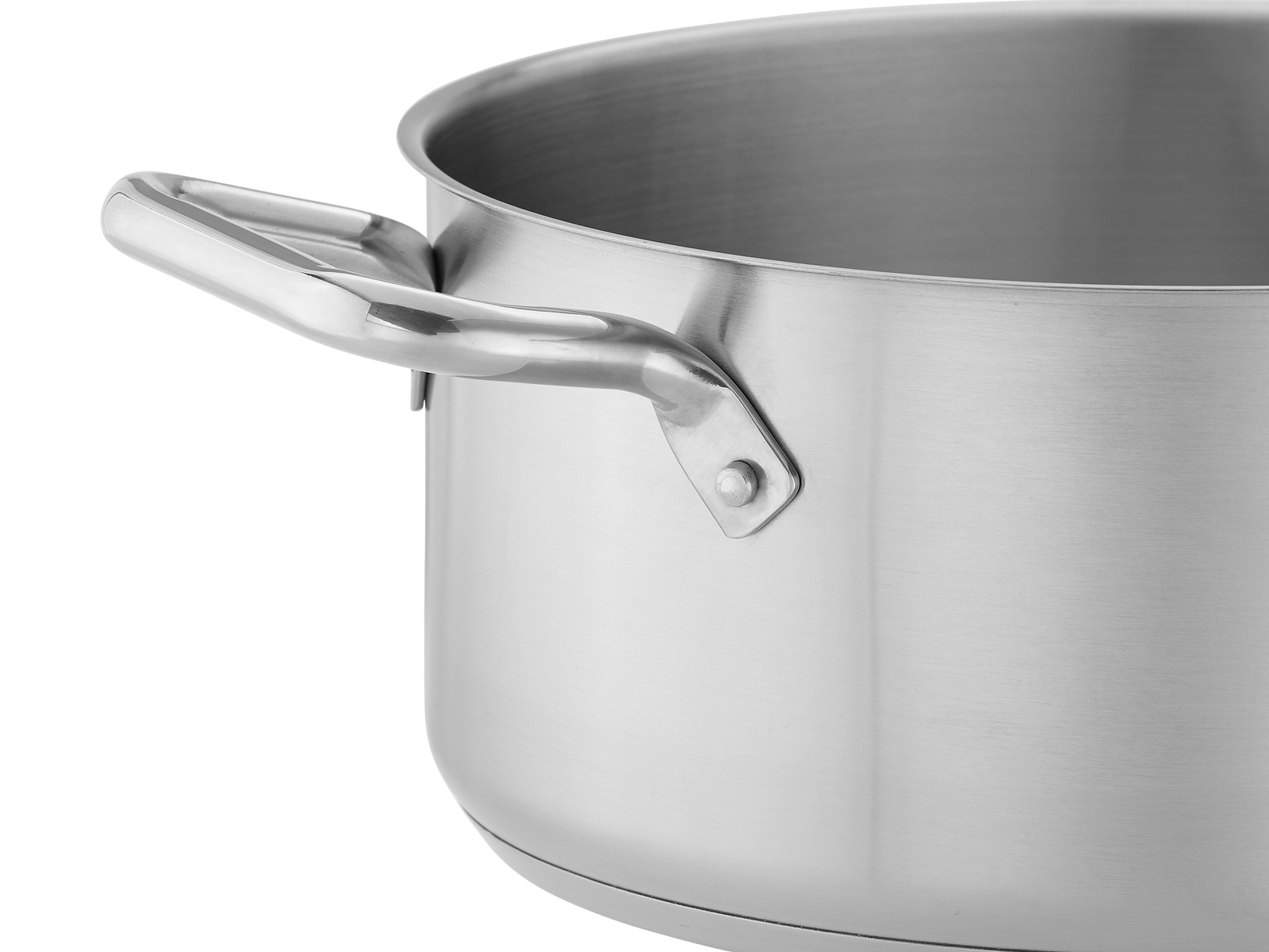Rondel 5 l o średnicy 240 mm ze stali nierdzewnej z pokrywką | TECHNICA, Gold Line
