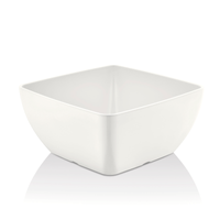 Miska kwadratowa z melaminy do ekspozytora 171554, biała, 190×190×90 mm | FINE DINE, Melamina