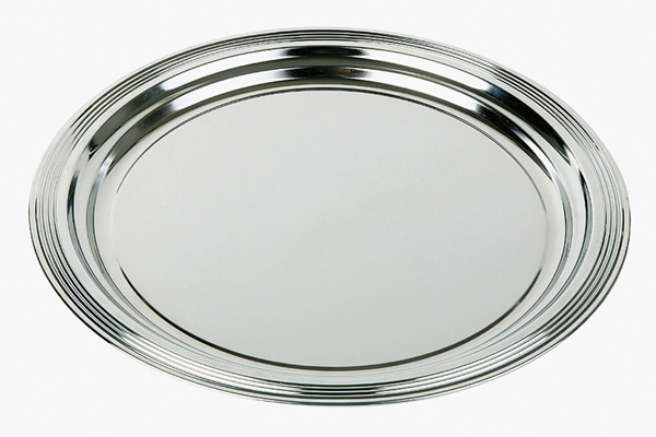 Taca okrągła do serwowania Ø350 mm, chromowana | APS, Classic