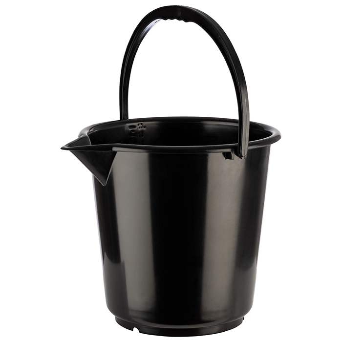 Wiadro z polietylenu z dzióbkiem, 10,5 l, Ø285 mm | APS, 30077