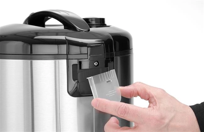 Urządzenie do gotowania ryżu i kaszy z funkcją gotowania na parze, 1,8 l, 230 V, 0,7 kW, ⌀280x285 mm | HENDI, Profi Line