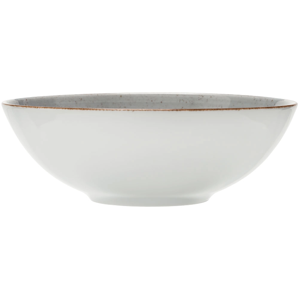Salaterka z porcelany Ø210 mm, kolor siwy | LUBIANA, Boss