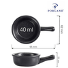Mini naczynie z rączką, Ø60 mm | PORLAND, Seasons Coal