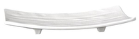 Półmisek prostokątny z melaminy 220x120 mm, czarny | APS, Zen