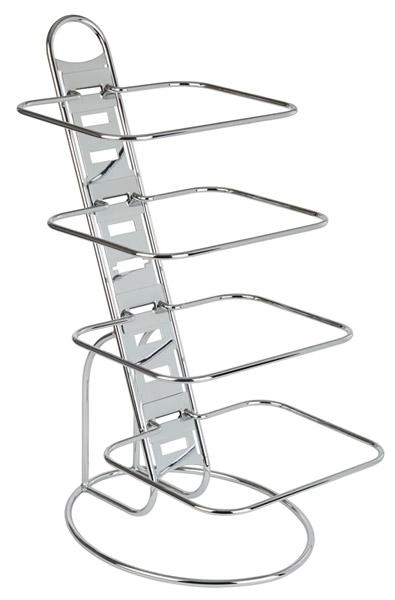 Etażera bufetowa GN 1/2 315x560x660 mm na 4 pojemniki ze stali chromowanej | APS, Big GN