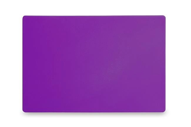 Deska do krojenia HACCP, 450x300x13 mm, fioletowa | HENDI, 825570