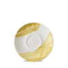 Spodek do cappuccino, Ø160 mm | CHURCHILL, Tide Gold