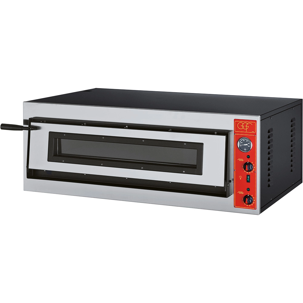 Piec do pizzy, 6×Ø30 cm, 6.4 kW, 400 V, 1150×735×420 mm | GGF, E-Line