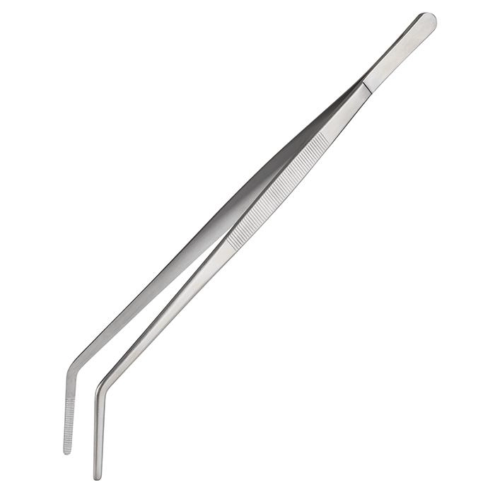 Pęseta 10x10x300 mm, ze stali nierdzewnej, inox | APS, 75821
