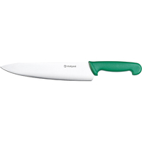Nóż kuchenny HACCP, zielony, 250 mm | STALGAST, 281252