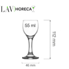 Kieliszek do wódki i likieru, 55 ml | LAV, Sofia