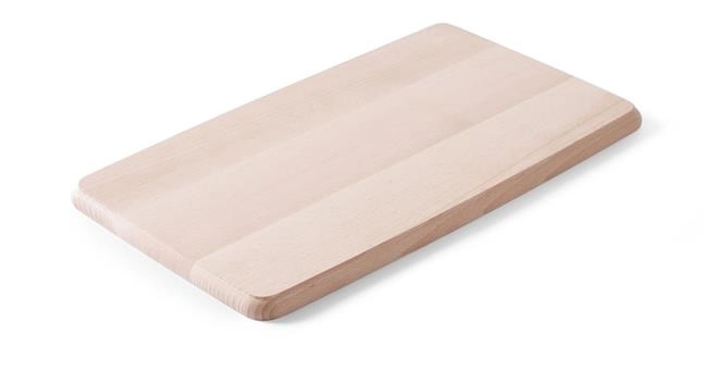 Deska do krojenia, 390x230x16 mm, jasne drewno | HENDI, 505205