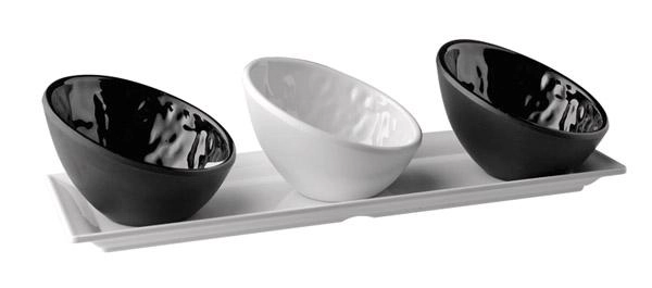 Półmisek prostokątny z melaminy 300×210 mm, biały | APS, Pure