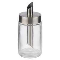 Dozownik do cukru 0,2 l, 60x145 mm, przezroczysty, inox | APS, 40509