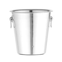 Wiadro do chłodzenia szampana, 3,3 l, Ø220×190 mm | BAR UP, 593202