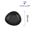 Miska trójkątna, 200 mm, czarna | PORLAND, Seasons Coal
