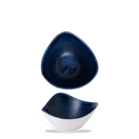 Miska trójkątna, Ø153 mm | CHURCHILL, Stonecast Plume Ultramarine