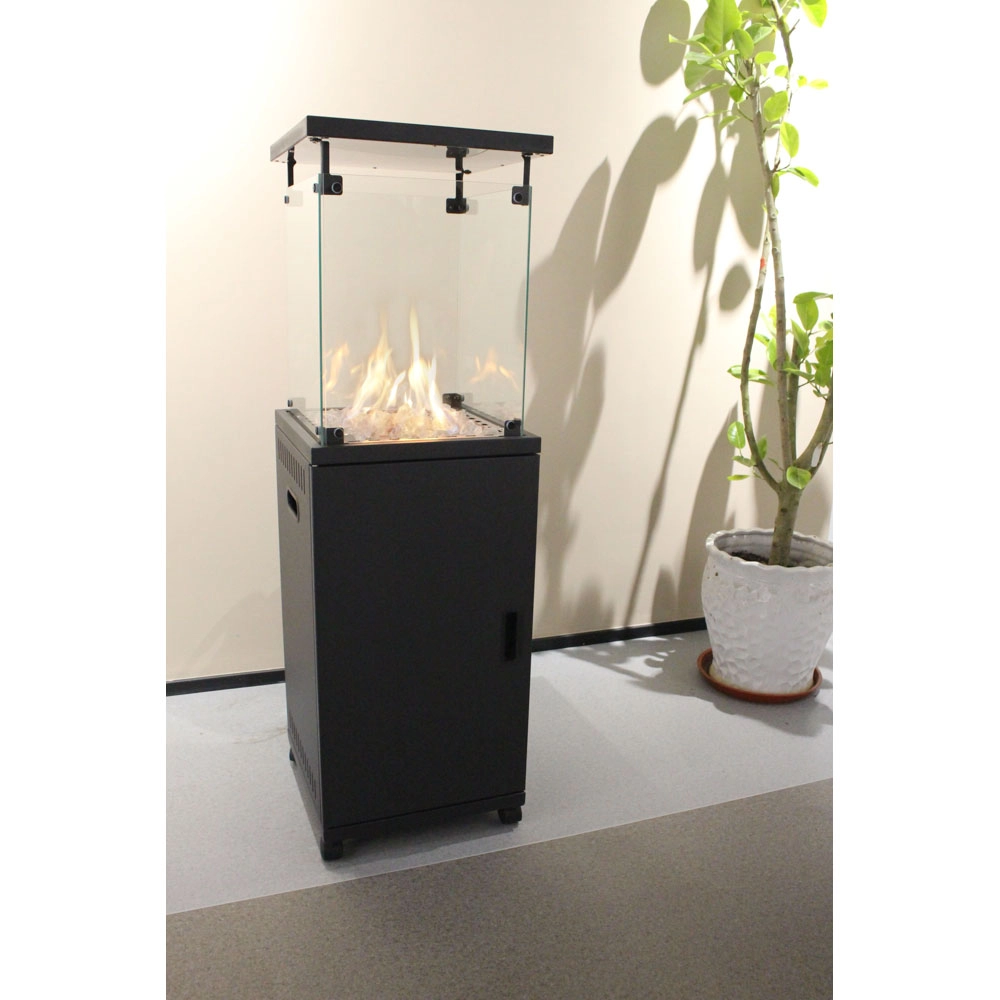 Lampa grzewcza gazowa kwadratowa 10.5 kW, 420×420×1360 mm | STALGAST, 693220