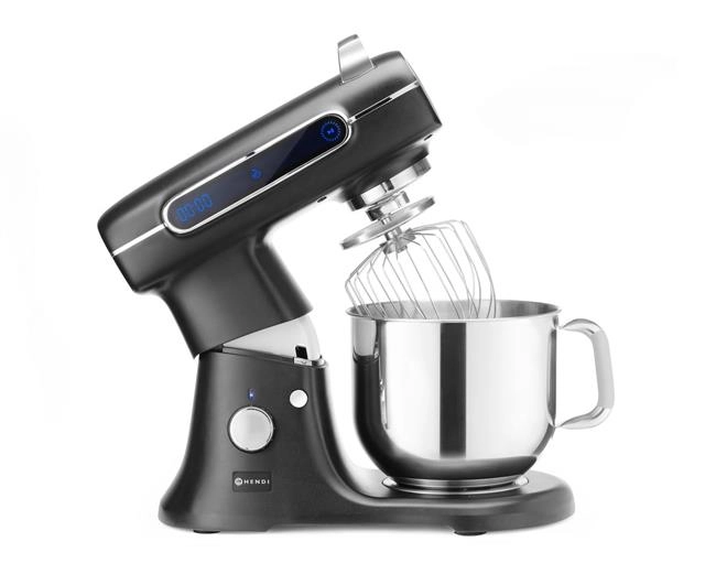 Mikser planetarny Blackbolt, 7 l, czarny, 220-240V/1,5 kW, 460x310x379 mm | HENDI, 221570