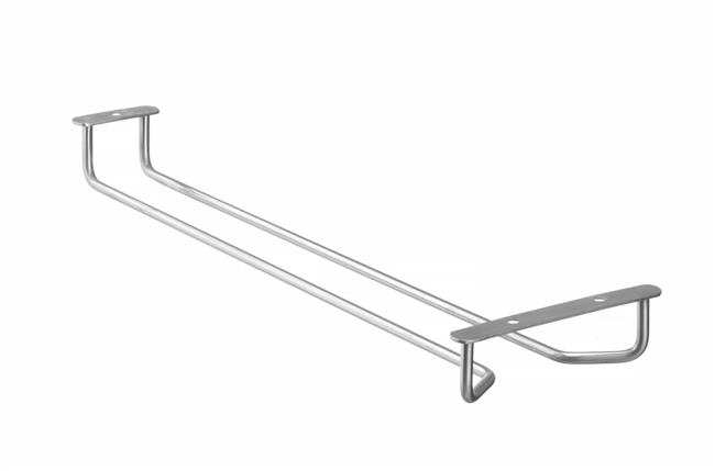 Wieszak na kieliszki, stalowy, 408x115x30 mm | BARUP, 596517