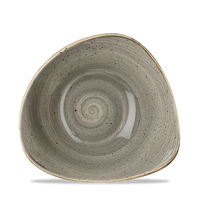 Miska trójkątna, 600 ml | CHURCHILL, Stonecast Peppercorn Grey