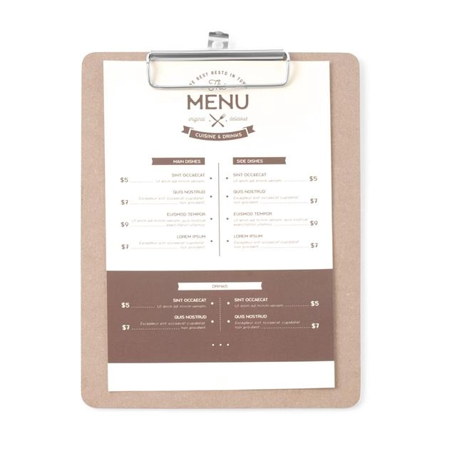 Podkładka pod kartę menu, 185x245 mm | HENDI, 664162