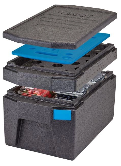 Adapter do wkładu chłodzącego Camchiller GN 1/1, czarny, 688x400x87 mm | CAMBRO, EPPCTL110