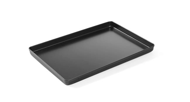 Taca cukiernicza ekspozycyjna, czarna, 300x200x20 mm | HENDI, 808528