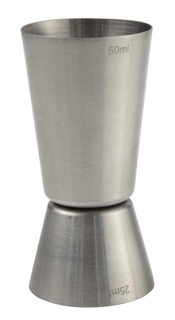 Jigger – miarka barmańska 25/50 ml, Ø43×86 mm | BAR UP, 596722